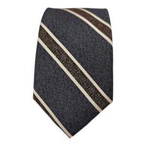 🆕️JOSEPH ABBOUD XL Blue Striped Silk Tie 62”/ 3” NWT